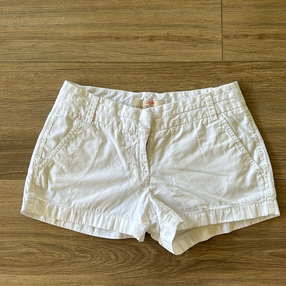 White J. Crew chino shorts, 00